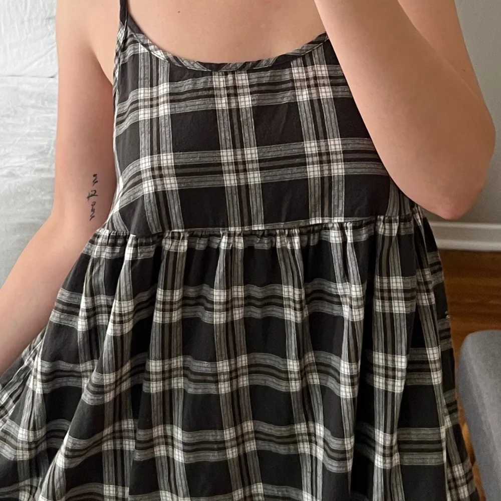 Target checkered A-line dress - Picture 2 of 2